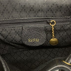 Gucci Backpack Suede Black Gold — view 5