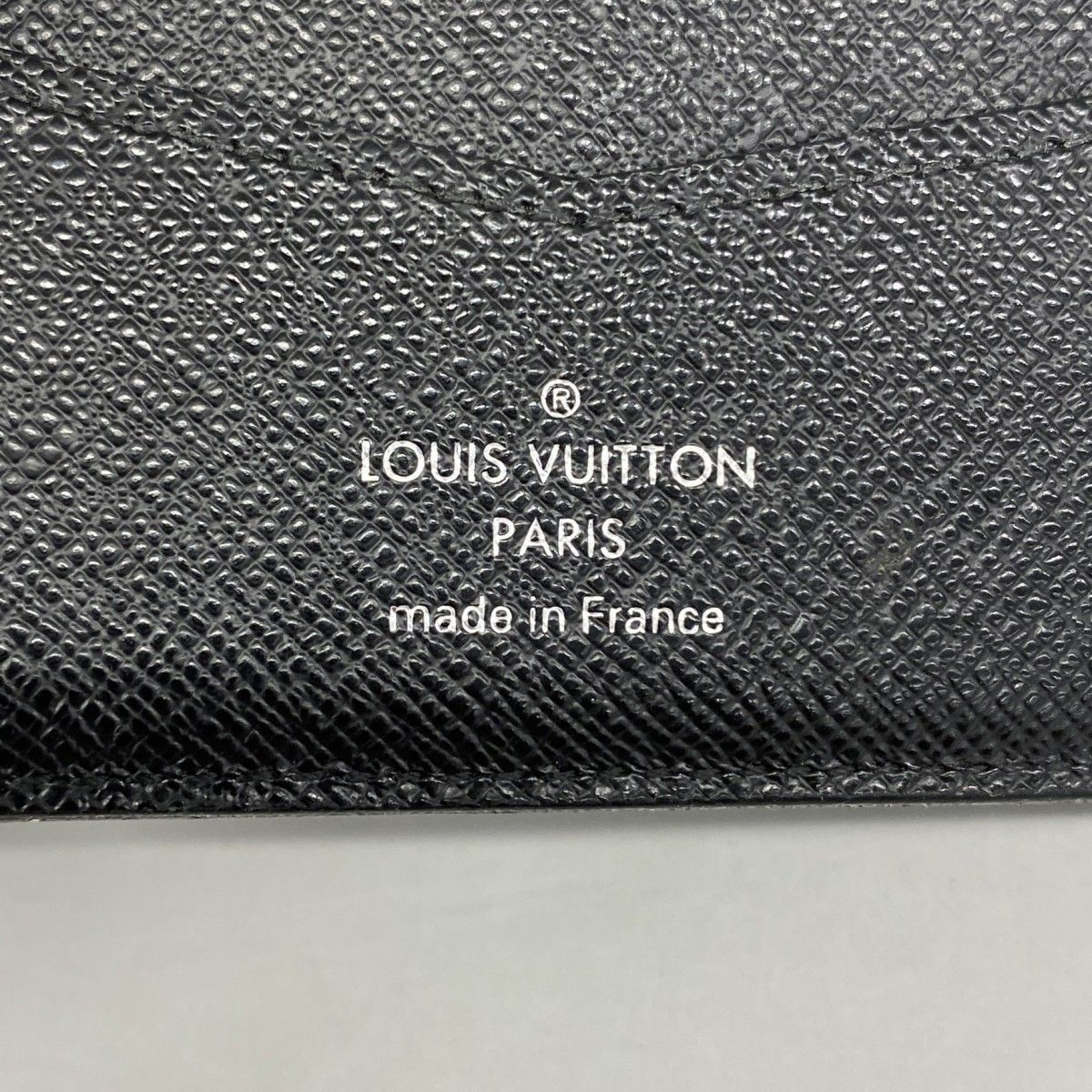 Louis Vuitton Billfold Epi Portefeuille Calf Noir Wallet — view 4