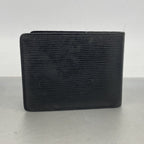Louis Vuitton Billfold Epi Portefeuille Calf Noir Wallet — view 8
