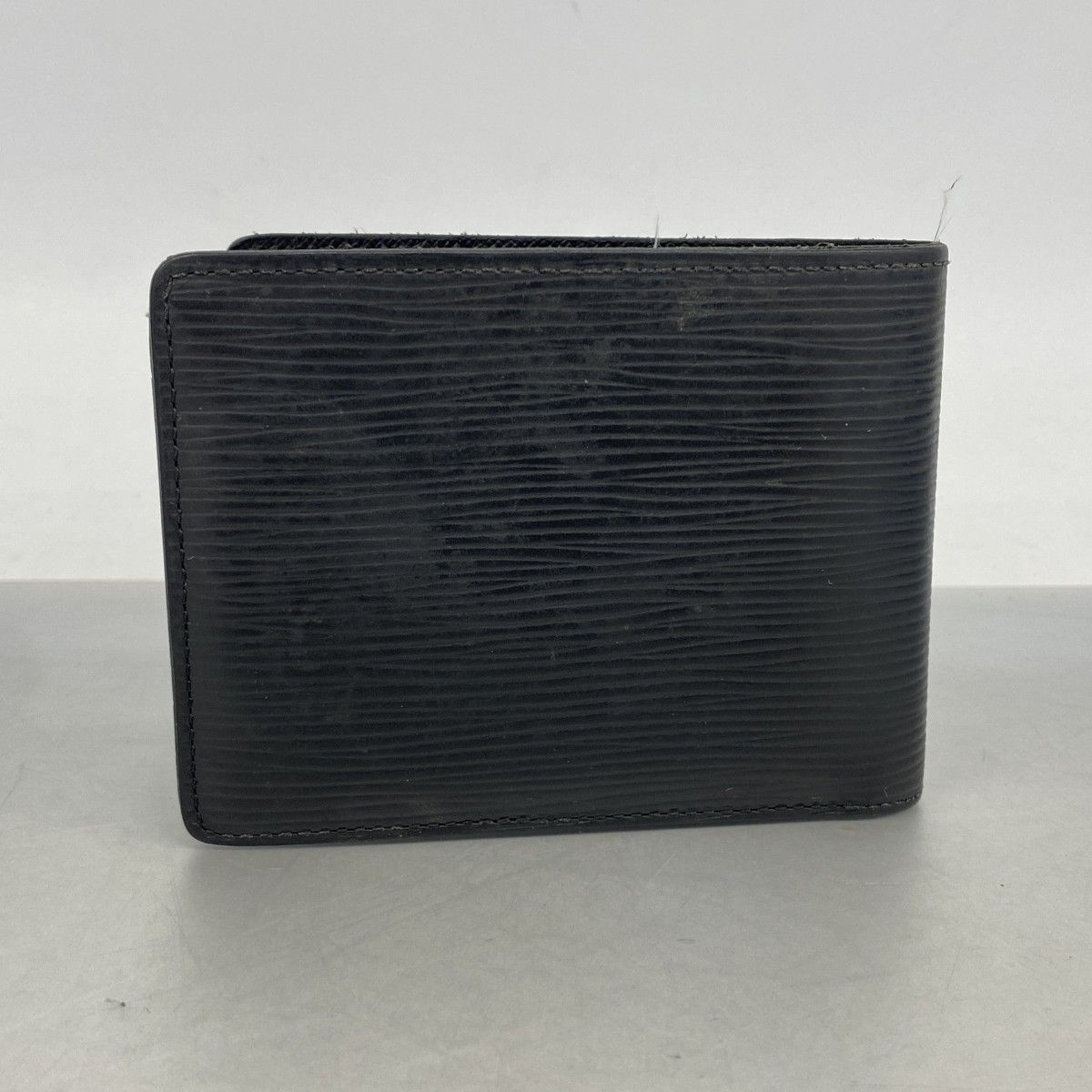 Louis Vuitton Billfold Epi Portefeuille Calf Noir Wallet — view 8