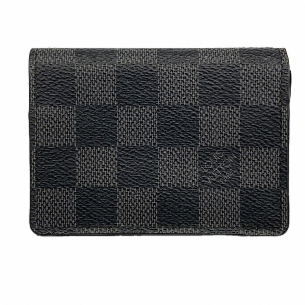Louis Vuitton Business Card Holder Damier Graphite Black