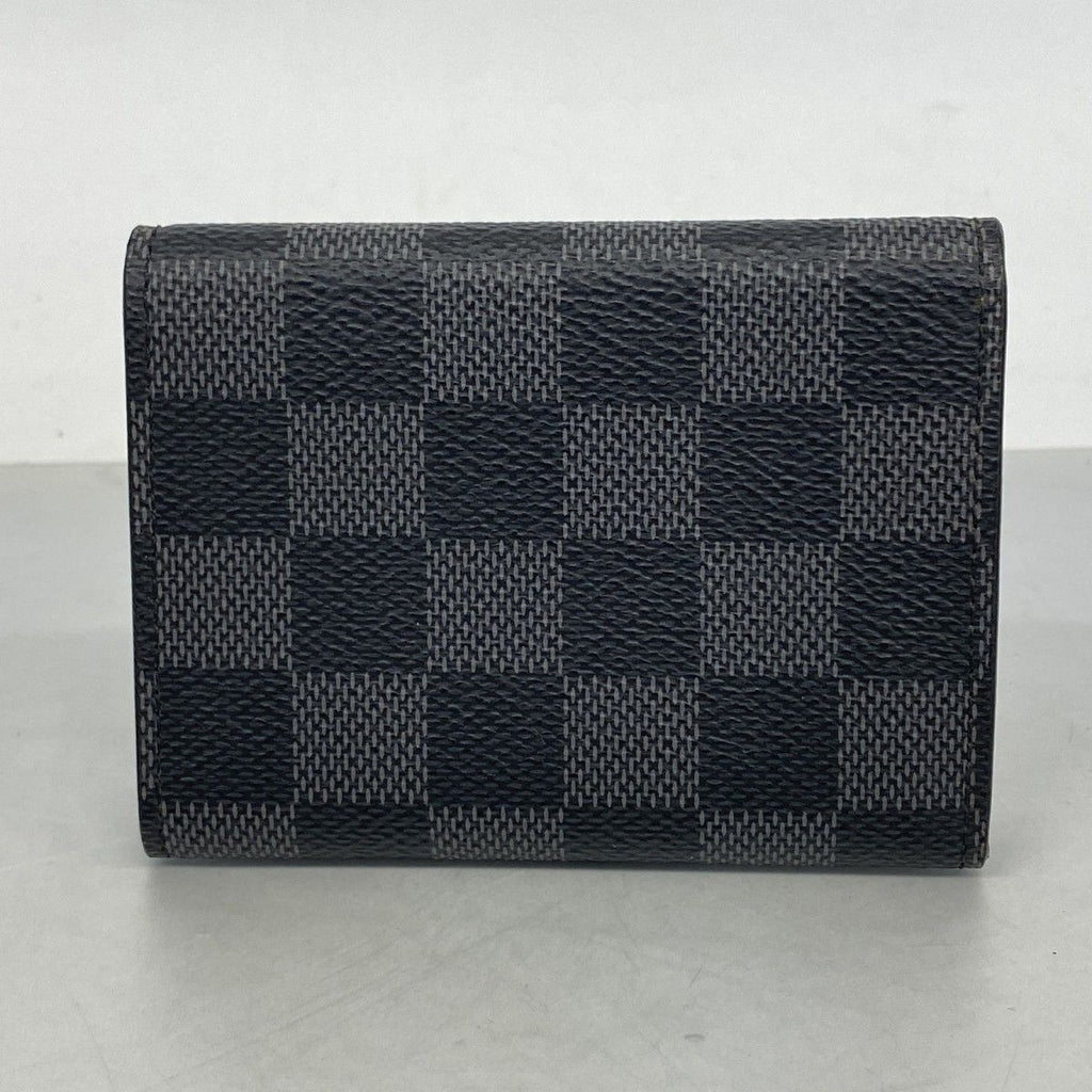 Louis Vuitton Business Card Holder Damier Graphite Black — view 8