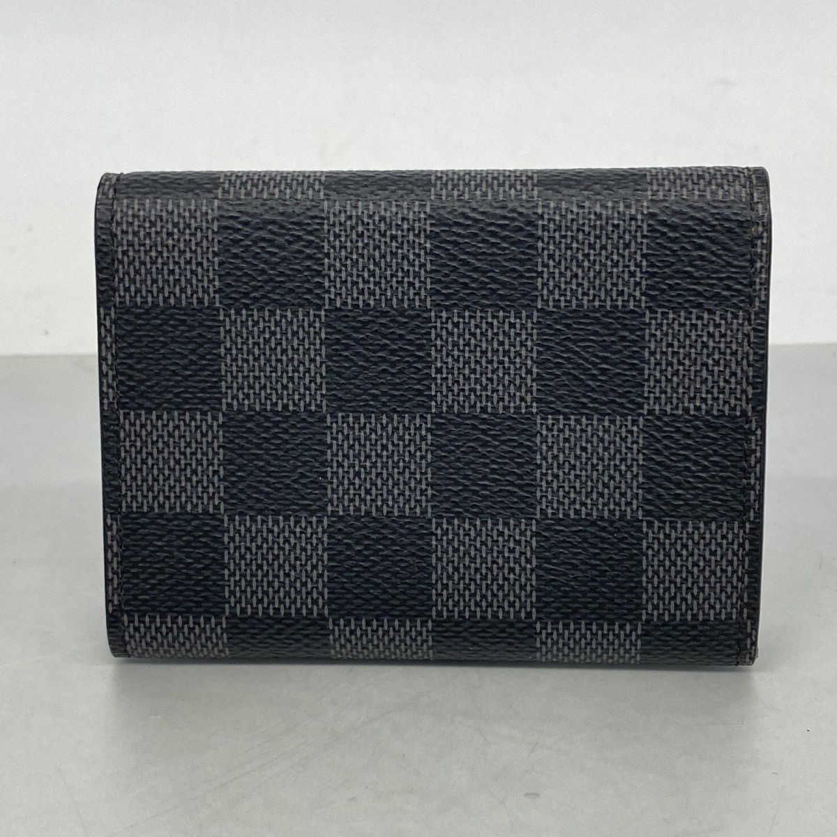 Louis Vuitton Business Card Holder Damier Graphite Black — view 8