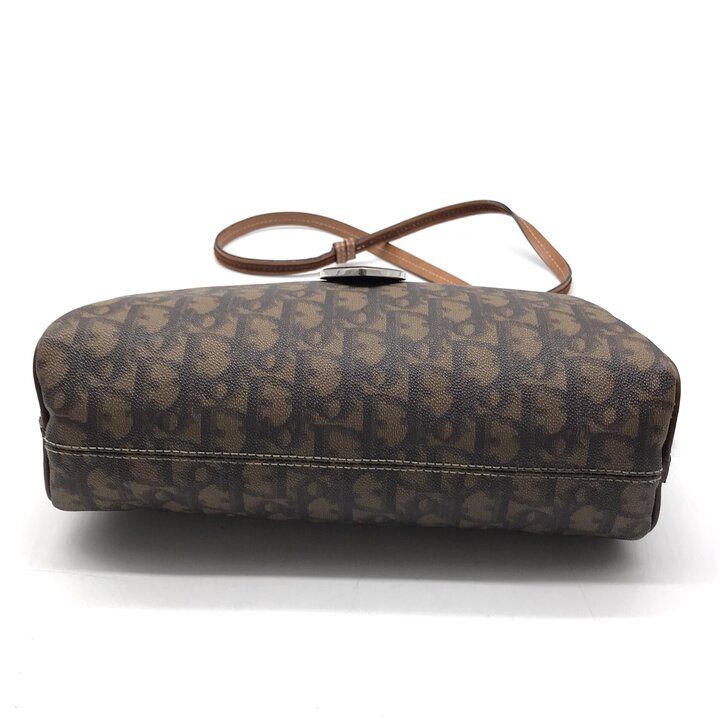 Dior Romantic Heart Shoulder Bag Crossbody Leather Brown — view 3