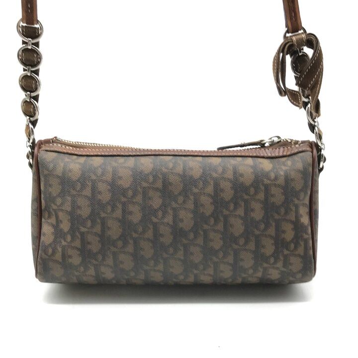 Dior Romantic Heart Shoulder Bag Crossbody Leather Brown — view 2