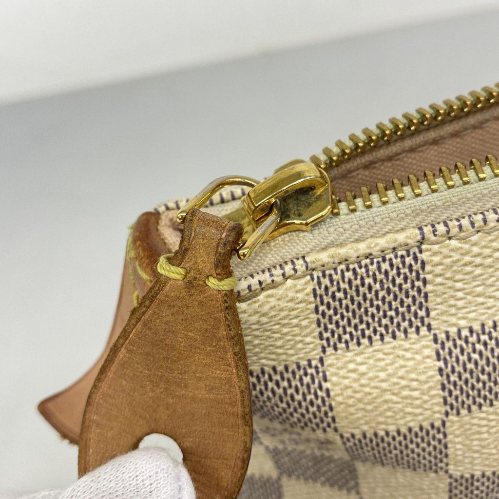 Louis Vuitton Tote Damier Azur Jena PM White — view 8