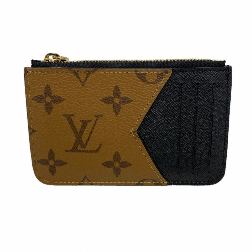 Louis Vuitton Coin Case Monogram Reverse Card Holder Romy Brown Cles s