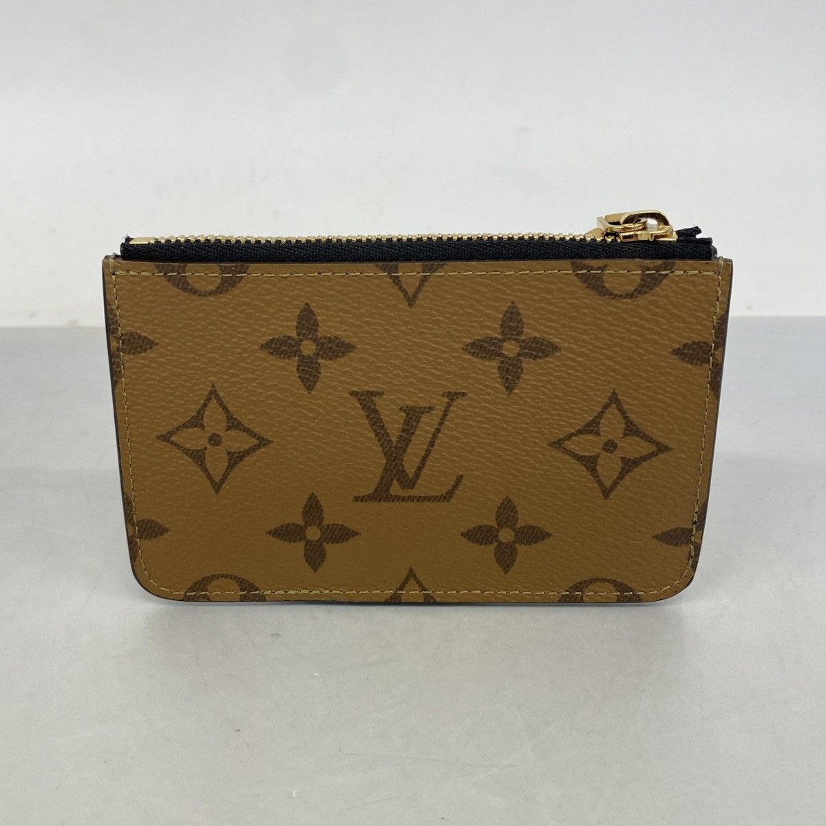 Louis Vuitton Coin Case Monogram Reverse Card Holder Romy Brown Cles s — view 6