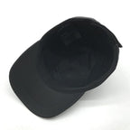 Prada Saffiano Nylon Baseball Cap Hat Black — view 6