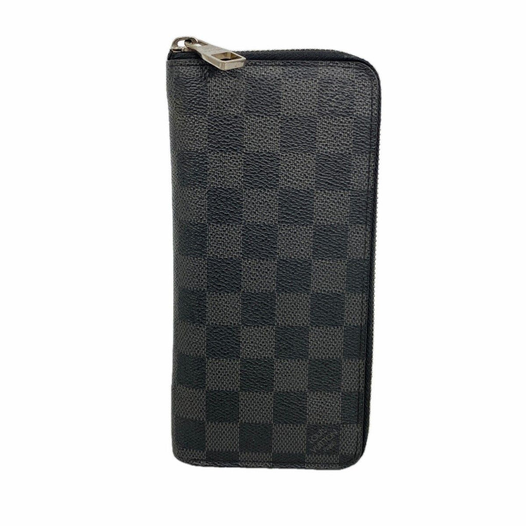 Louis Vuitton Wallet Damier Graphite Zippy Vertical Black Gray