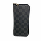 Louis Vuitton Wallet Damier Graphite Zippy Vertical Black Gray