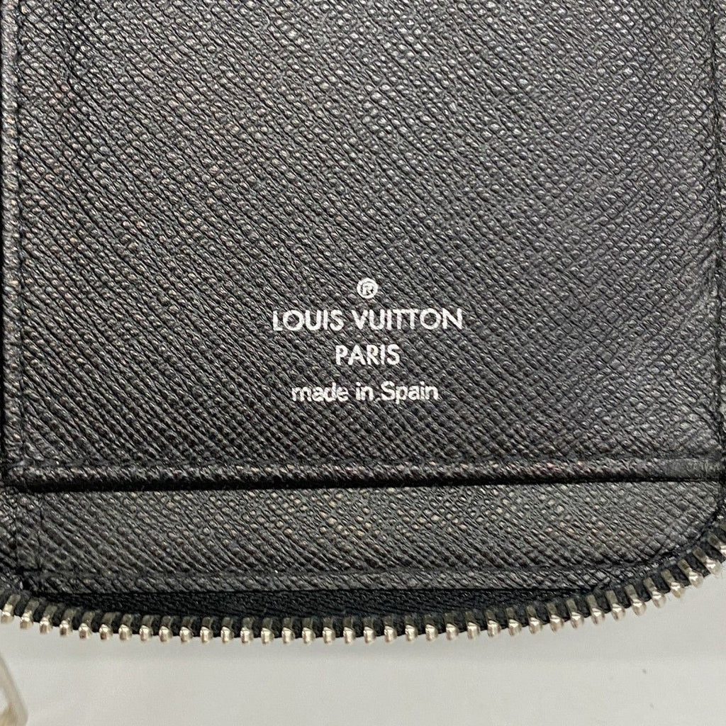 Louis Vuitton Wallet Damier Graphite Zippy Vertical Black Gray — view 4