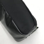 Chanel Sports Line Nylon Pouch Case Black Neon Light Green Clutch Second — view 5