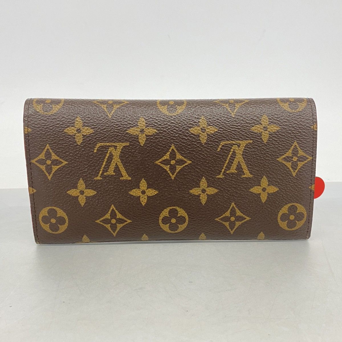 Louis Vuitton Wallet Monogram Portefeuille Emily Flower Charm Rouge — view 9