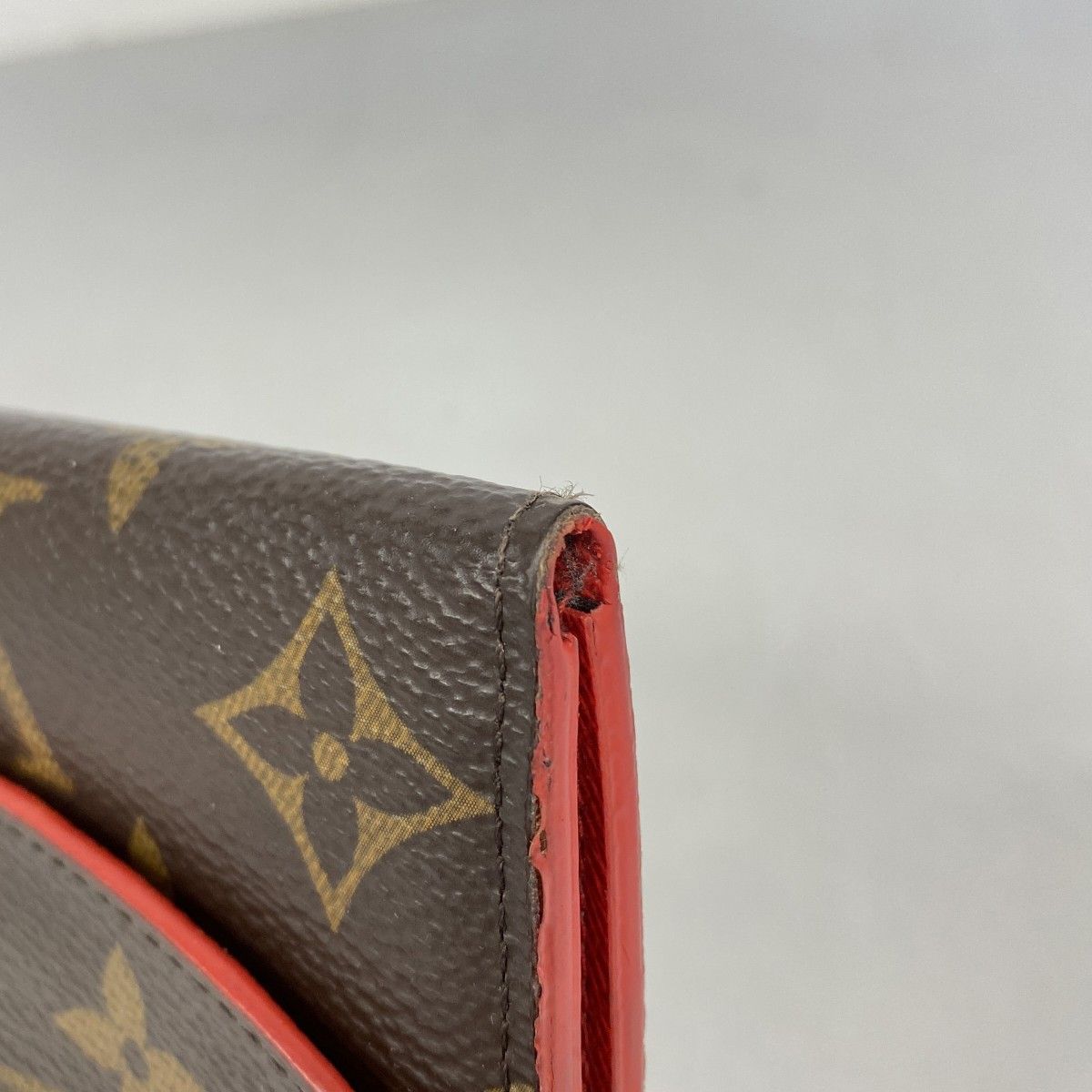 Louis Vuitton Wallet Monogram Portefeuille Emily Flower Charm Rouge — view 6