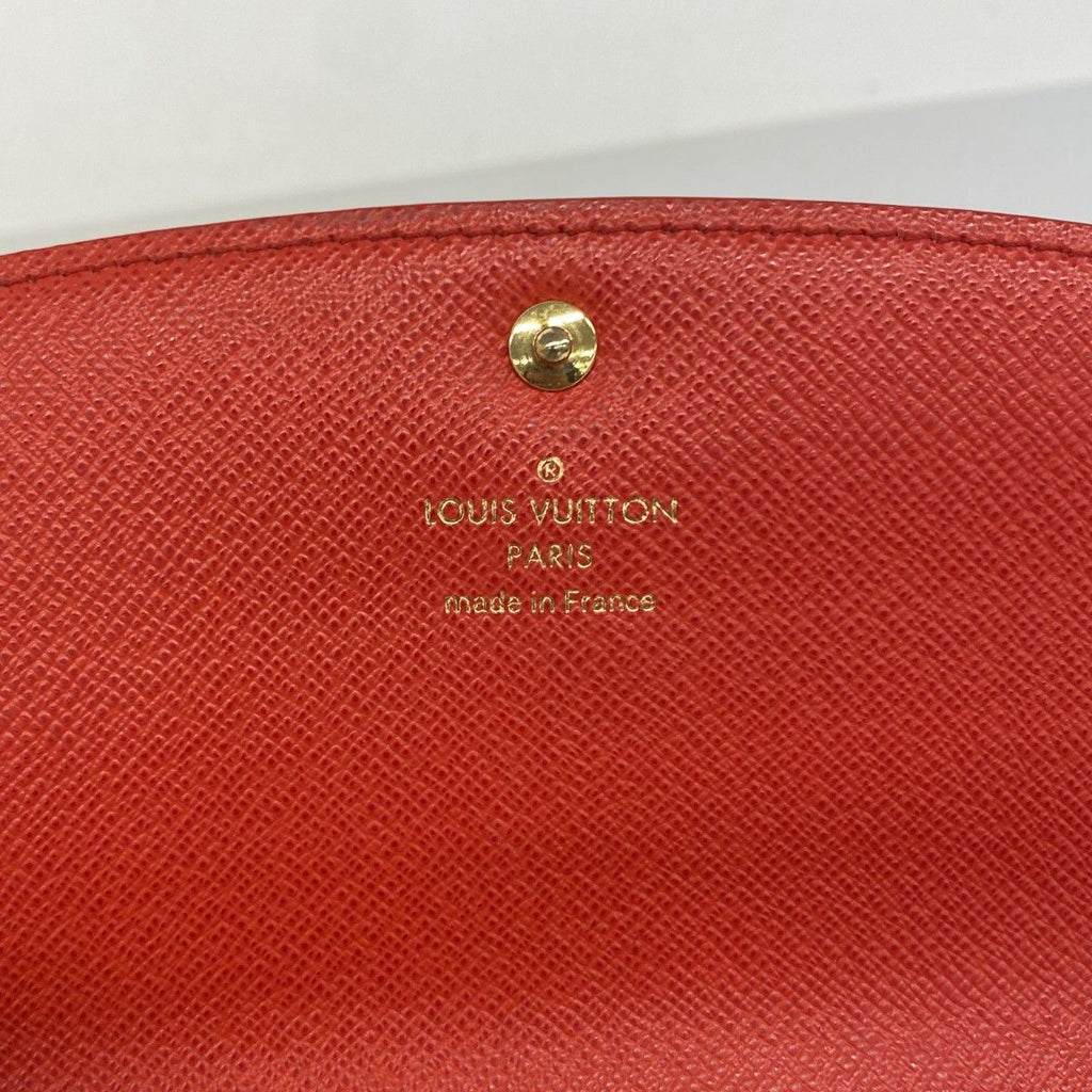 Louis Vuitton Wallet Monogram Portefeuille Emily Flower Charm Rouge — view 4