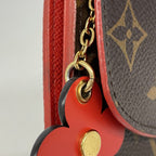 Louis Vuitton Wallet Monogram Portefeuille Emily Flower Charm Rouge — view 7