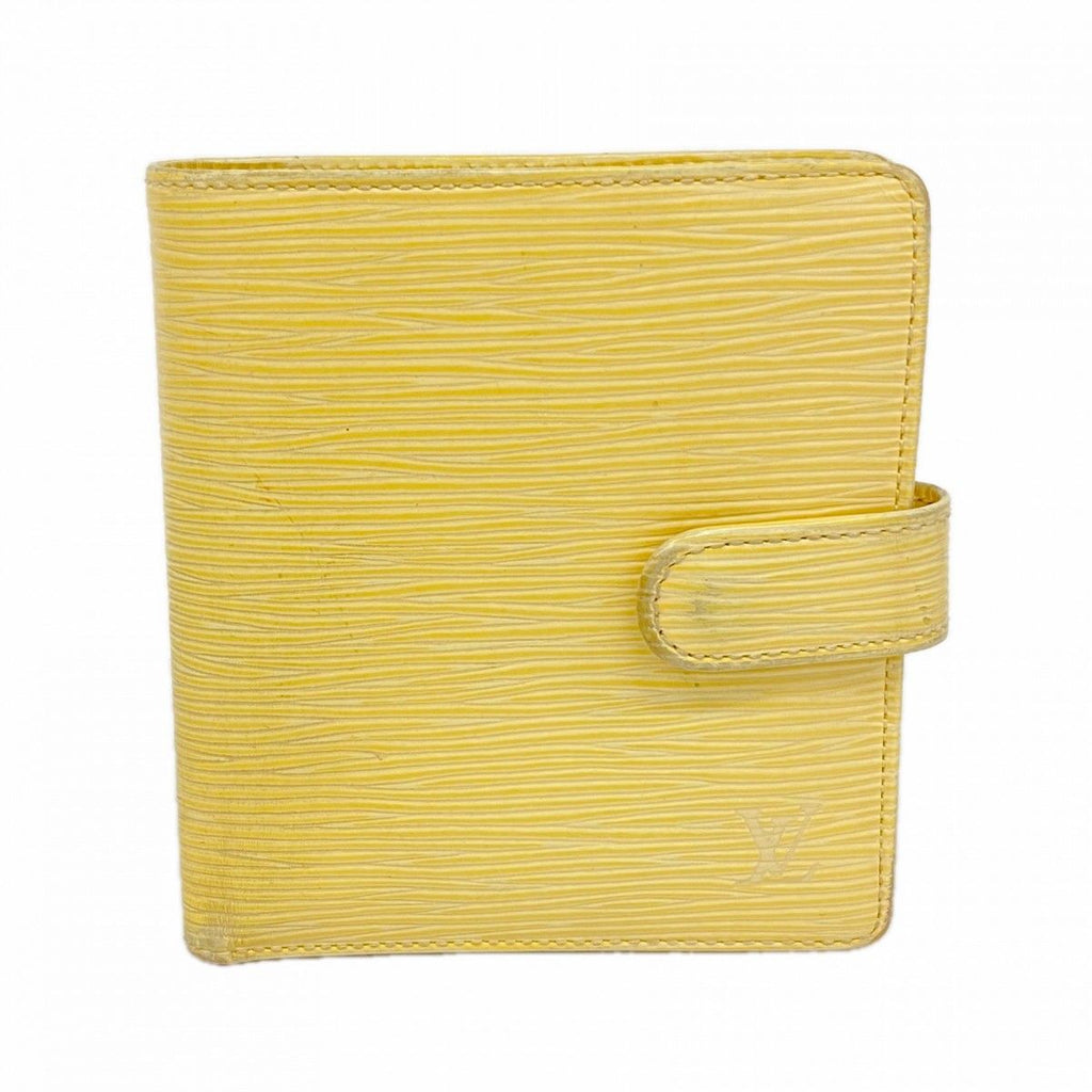 Louis Vuitton Wallet Epi Portobier Compact Vanilla