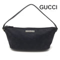 Gucci GG Canvas Pouch Shoulder Bag Black