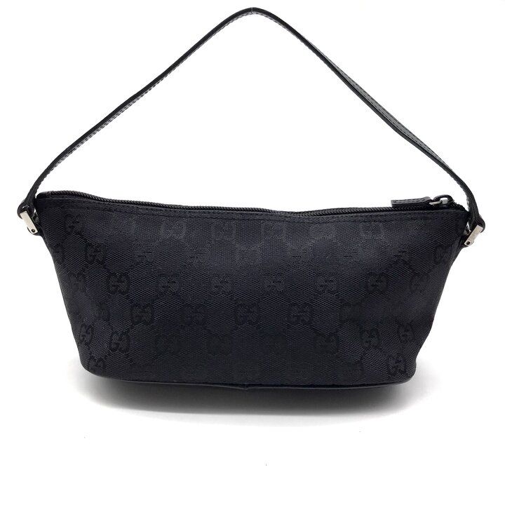 Gucci GG Canvas Pouch Shoulder Bag Black — view 2