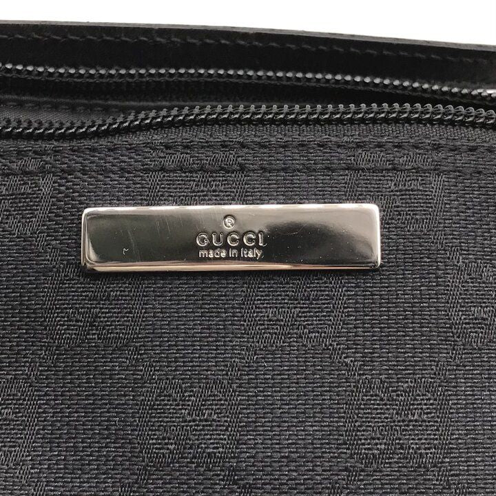 Gucci GG Canvas Pouch Shoulder Bag Black — view 9