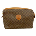 Celine Pouch Macadam Brown Gold
