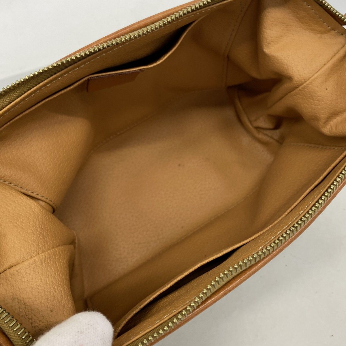 Celine Pouch Macadam Brown Gold — view 4