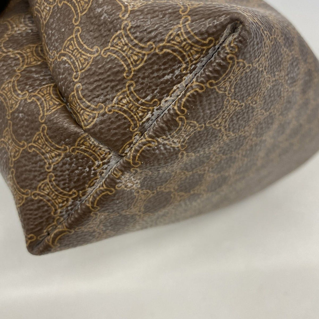 Celine Pouch Macadam Brown Gold — view 6