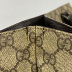 Gucci Tote GG Supreme Brown Silver — view 6