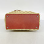 Gucci Tote GG Canvas Beige Red Silver — view 3