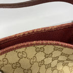 Gucci Tote GG Canvas Beige Red Silver — view 7