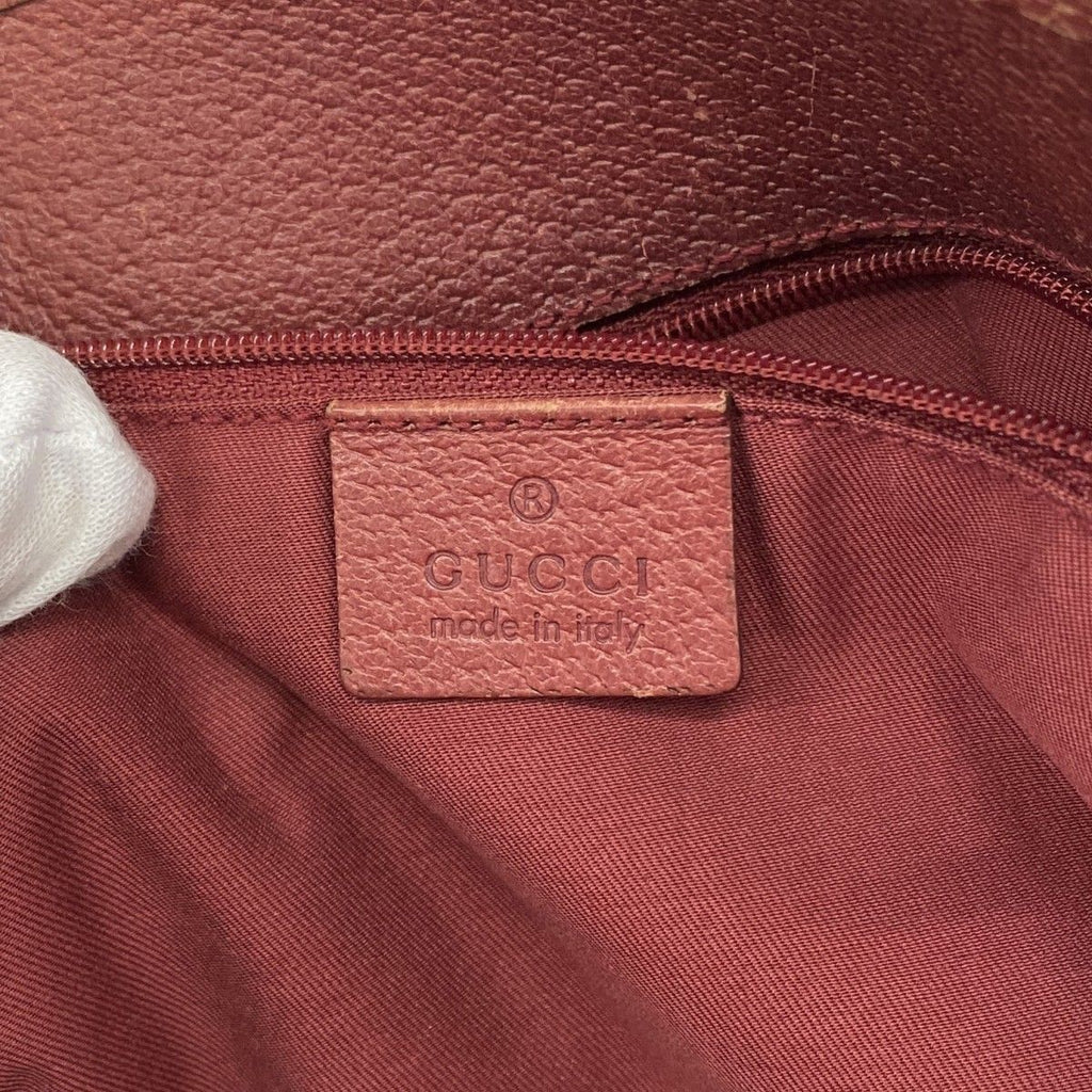 Gucci Tote GG Canvas Beige Red Silver — view 5
