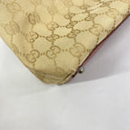 Gucci Tote GG Canvas Beige Red Silver — view 6