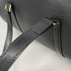Louis Vuitton Handbag Epi Soufflot Noir — view 9