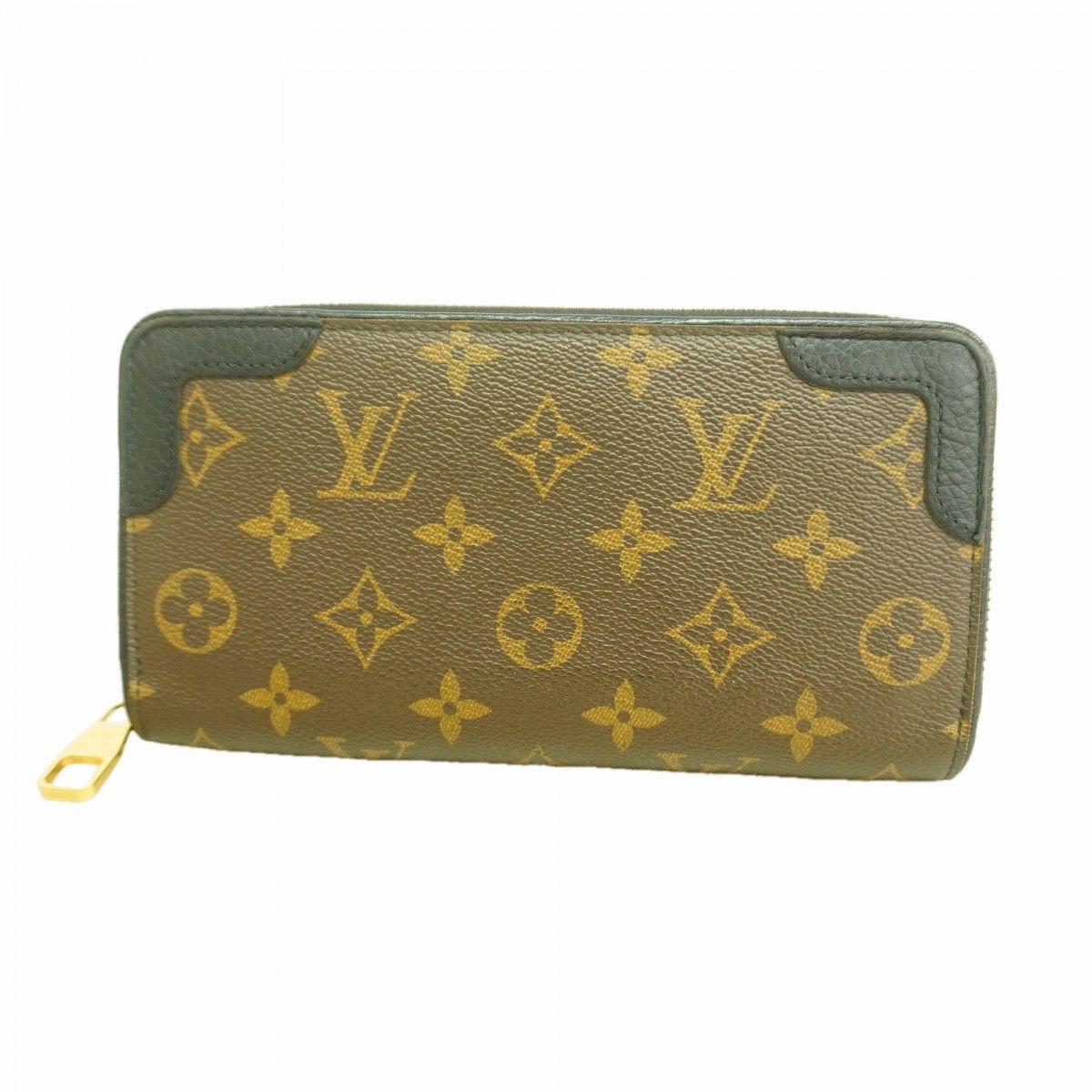 Louis Vuitton Wallet Monogram Retiro Zippy Brown Noir
