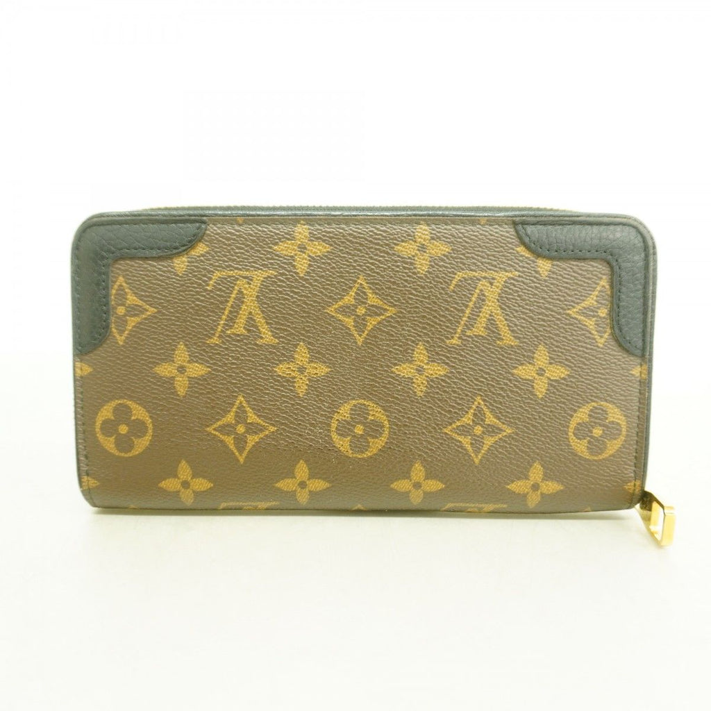 Louis Vuitton Wallet Monogram Retiro Zippy Brown Noir — view 8
