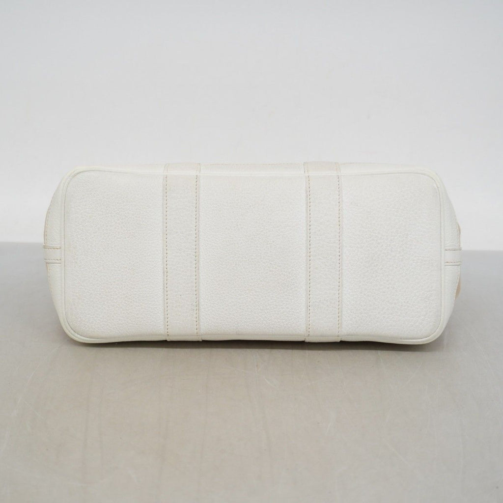Hermes Handbag Garden Party TPM Toile Officier White Silver — view 3