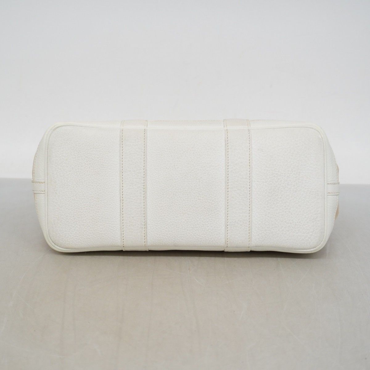 Hermes Handbag Garden Party TPM Toile Officier White Silver — view 3