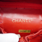 Chanel Vanity Bag Caviar Leather Red Gold — view 5