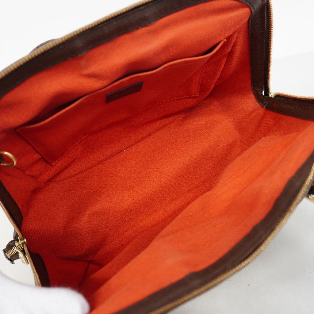 Louis Vuitton Shoulder Bag Damier Belem MM Ebene — view 4