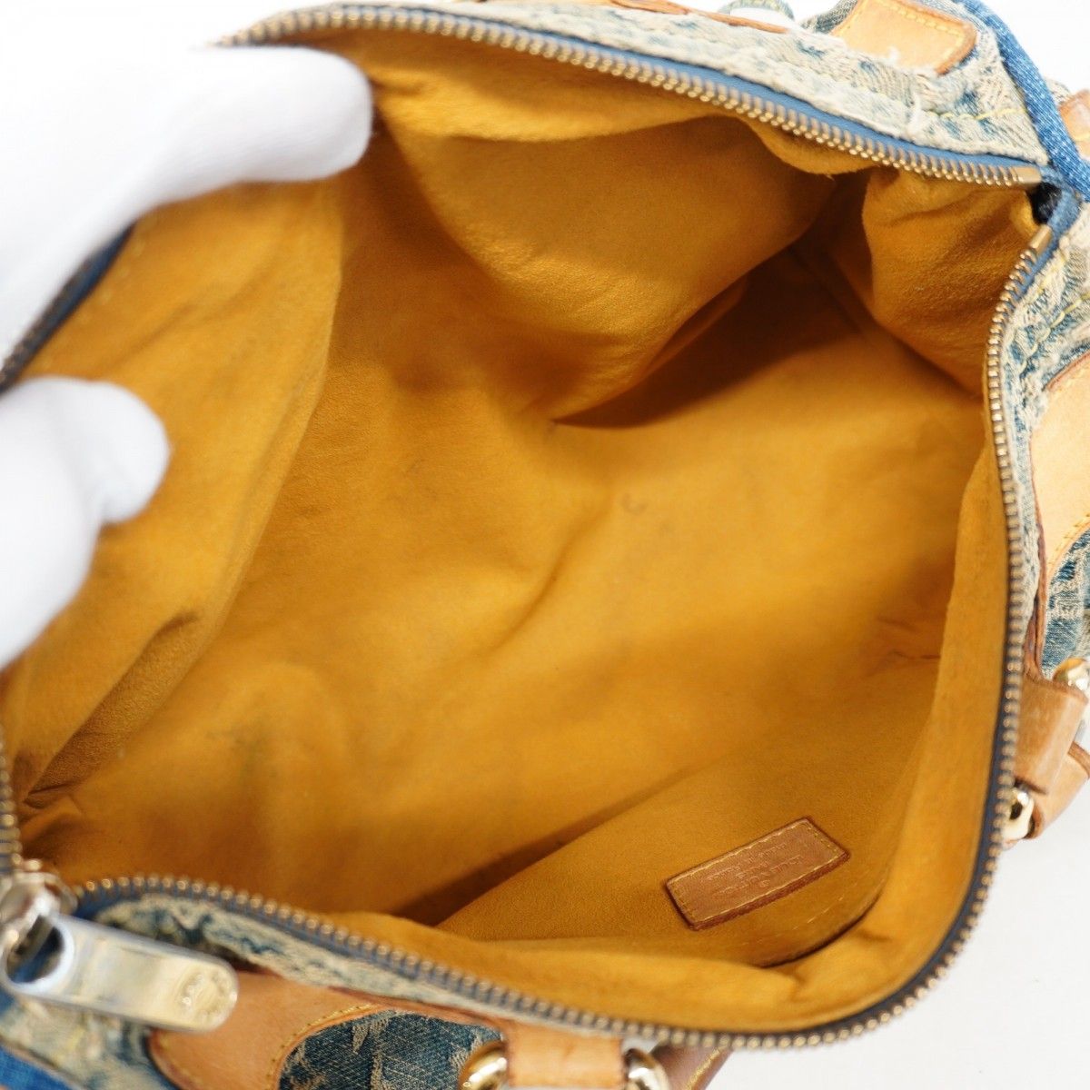Louis Vuitton Handbag Monogram Denim Neo Speedy Blue — view 4