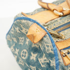 Louis Vuitton Handbag Monogram Denim Neo Speedy Blue — view 7