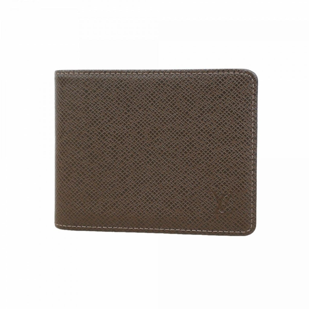 Louis Vuitton Billfold Taiga Portobier 6 Cult Cles Grizzly Wallet