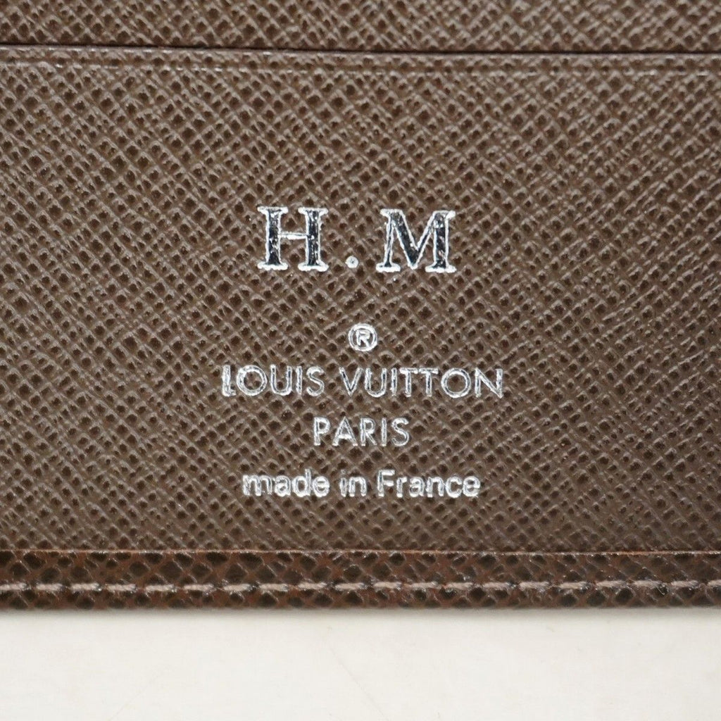 Louis Vuitton Billfold Taiga Portobier 6 Cult Cles Grizzly Wallet — view 4