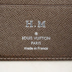 Louis Vuitton Billfold Taiga Portobier 6 Cult Cles Grizzly Wallet — view 4