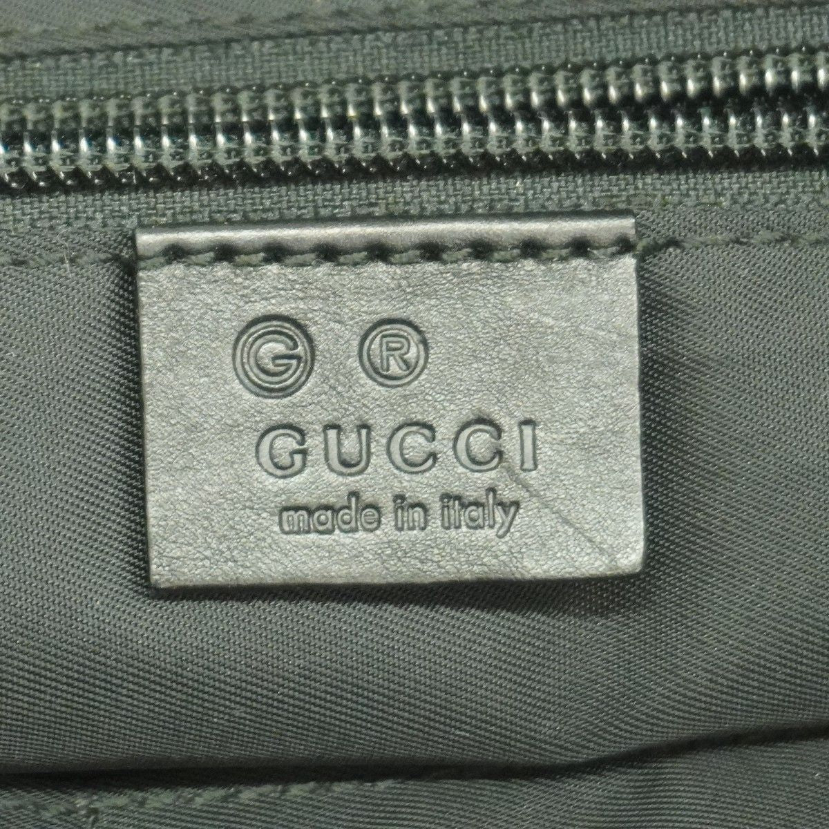 Gucci Tote Horsebit Canvas Black Silver 2-Way — view 5