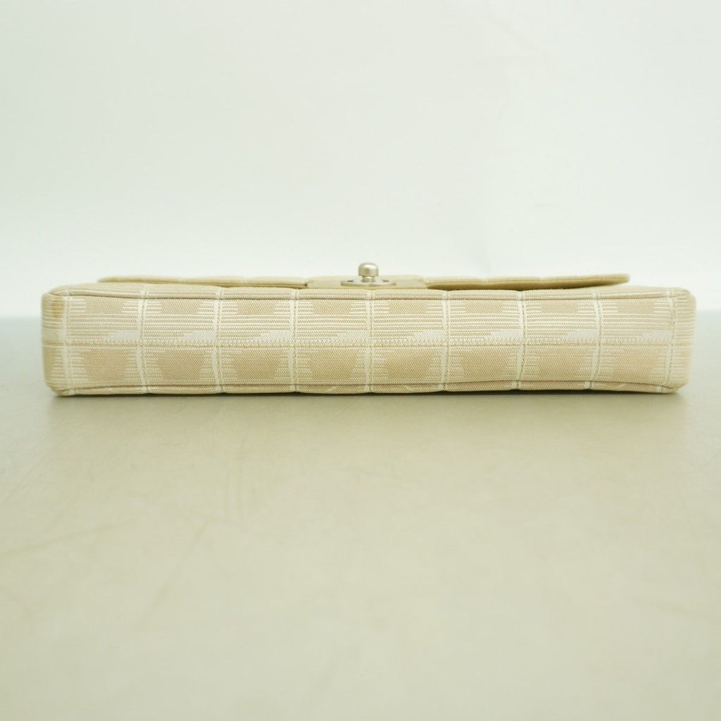 Chanel Shoulder Bag New Travel Nylon Beige Silver — view 3