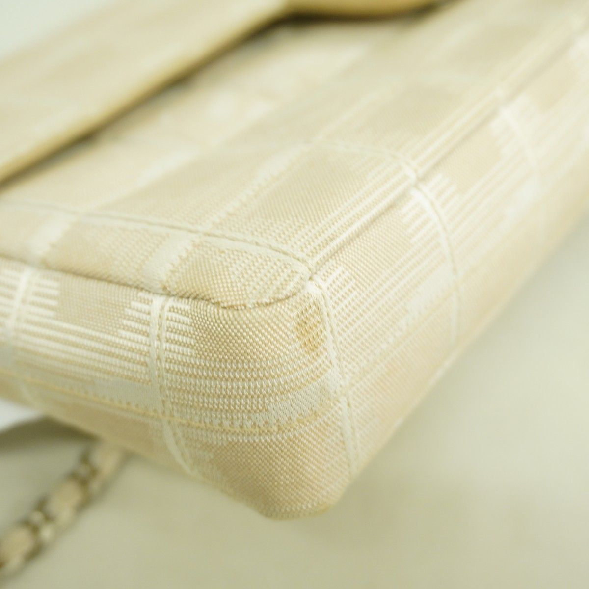Chanel Shoulder Bag New Travel Nylon Beige Silver — view 6