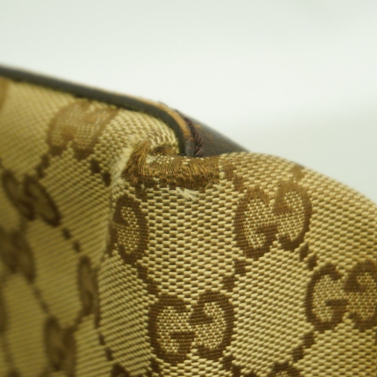 Gucci Tote GG Canvas Sherry Line Beige Silver — view 7