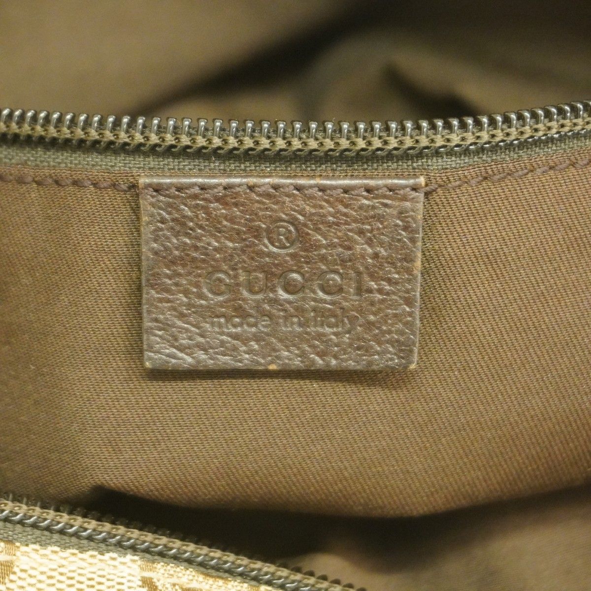 Gucci Tote GG Canvas Sherry Line Beige Silver — view 5